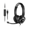HEADSET COM FIO HF600 CONEXÃO P3 E USB CABO DE 240CM PRETO - PH427 - Imagem 3