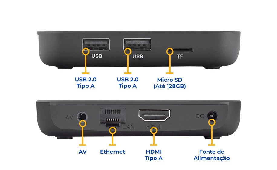 RECEPTOR SMART TV BOX 4K 16GB - STV-3000 PLUS - Imagem 6