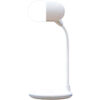 LUMINÁRIA DE MESA LED LUMI PLAY 3 EM 1 CARREGADOR DE CELULAR POR INDUÇÃO E CAIXA DE SOM BRANCA - 48LUMIPLAYB0 - Imagem 2