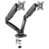 SUPORTE A GÁS PARA 2 MONITORES 17'' A 32'' VESA 100X100 SM-341B - Imagem 5