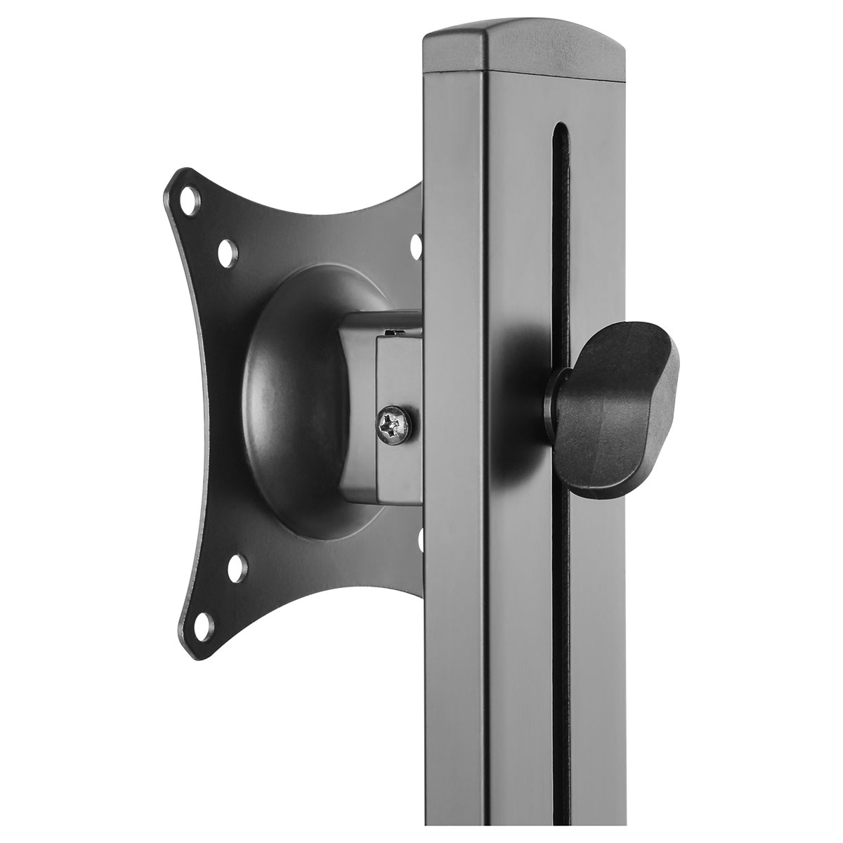 SUPORTE FIXO PARA MONITOR C/ REGULAGEM DE ALTURA PRETO 17' A32'' - PLMSM01F - Imagem 3
