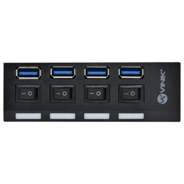 HUB USB 3.0 4 PORTAS COM INTERRUPTOR HUV-50