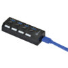 HUB USB 3.0 4 PORTAS COM INTERRUPTOR HUV-50 - Imagem 3
