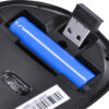MOUSE SEM FIO WIRELESS 2.4 GHZ RECARREGAVEL POWER UP 1600 DPI PRETO USB - PM200 - Imagem 4