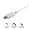 CABO PARA CELULAR SMARTPHONE USB A 2.0  PARA USB TIPO C 50 CM BRANCO - PUACB-05 - Imagem 2
