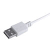 CABO PARA CELULAR SMARTPHONE USB A 2.0  PARA USB TIPO C 50 CM BRANCO - PUACB-05 - Imagem 3
