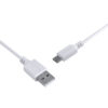 CABO PARA CELULAR SMARTPHONE USB A 2.0  PARA USB TIPO C 50 CM BRANCO - PUACB-05 - Imagem 4