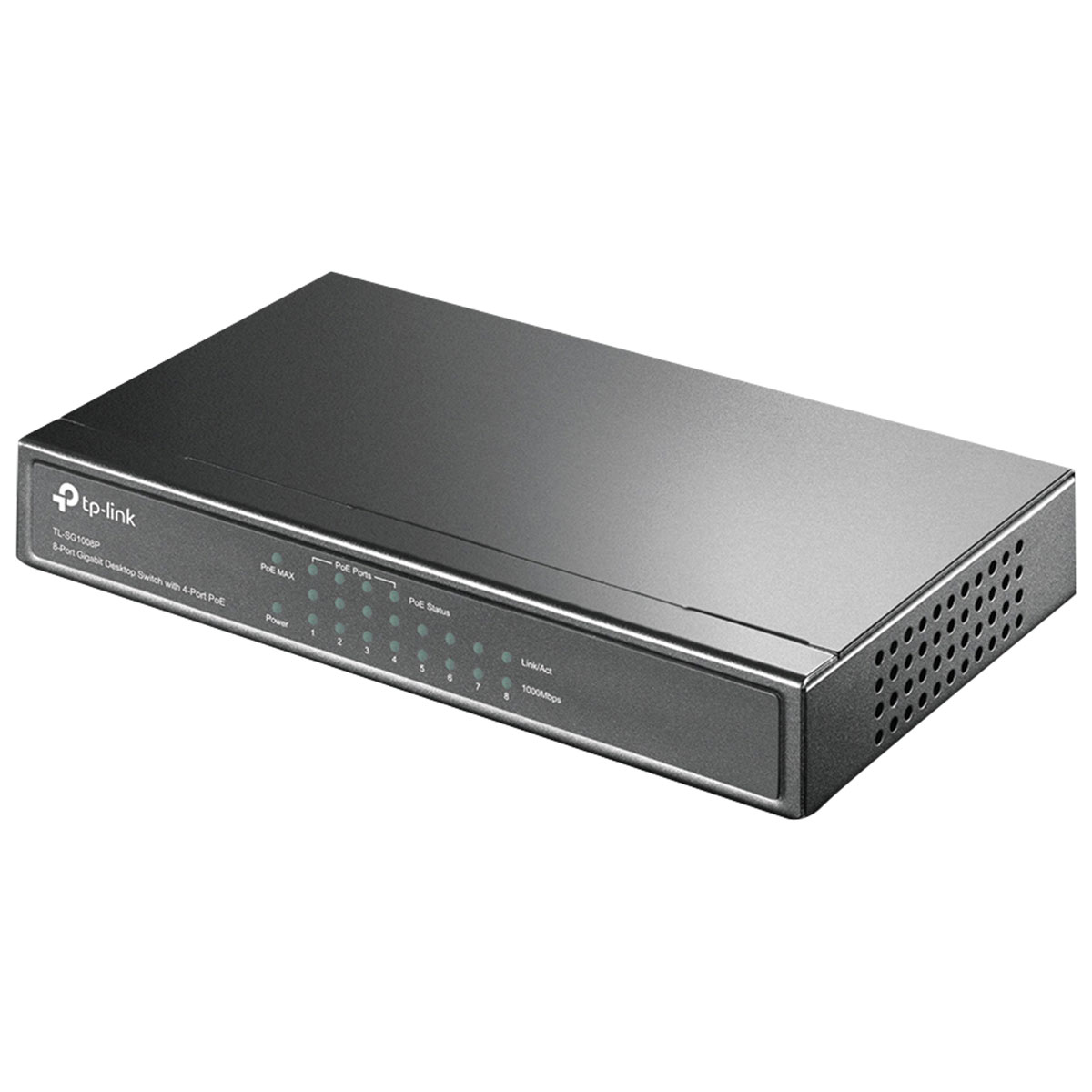 SWITCH GIGABIT 10/100/1000 8 PORTAS C/ 4 PORTAS POE+ TL-SG1008P SMB - Imagem 3
