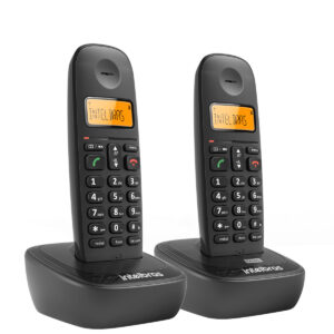 TELEFONE S/ FIO C/ IDENTIFICADOR DE CHAMADAS + RAMAL TS 2512 PRETO 4122512