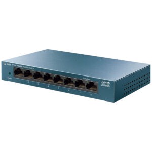 SWITCH GIGABIT DE MESA COM 8 PORTAS 10/100/1000 LS108G SMB