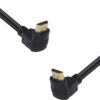 CABO HDMI 2.0 4K ULTRA HD 3D CONEXÃO ETHERNET CONECTORES 90° 2 METROS - H20B90-2 - Imagem 3