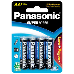 PILHA COMUM AA COM 8 UM-3SHSL8P6