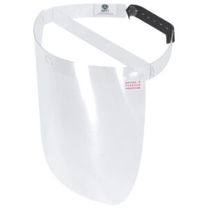 MÁSCARA DE PROTEÇÃO FACIAL FACE SHIELD ECO PETG COM 10 UNIDADES