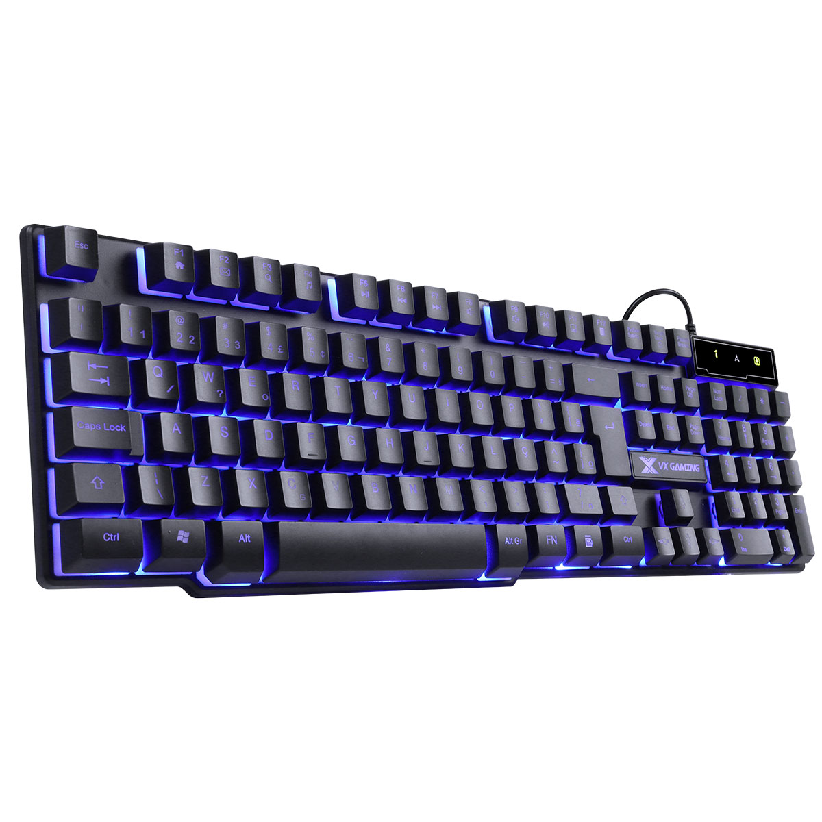 TECLADO GAMER HYDRA 107 TECLAS + 12 MULTIMÍDIA COM LED AZUL SENsac@rdwbrasil.com.brAO TECLA MECANICA - GT700 - Imagem 2
