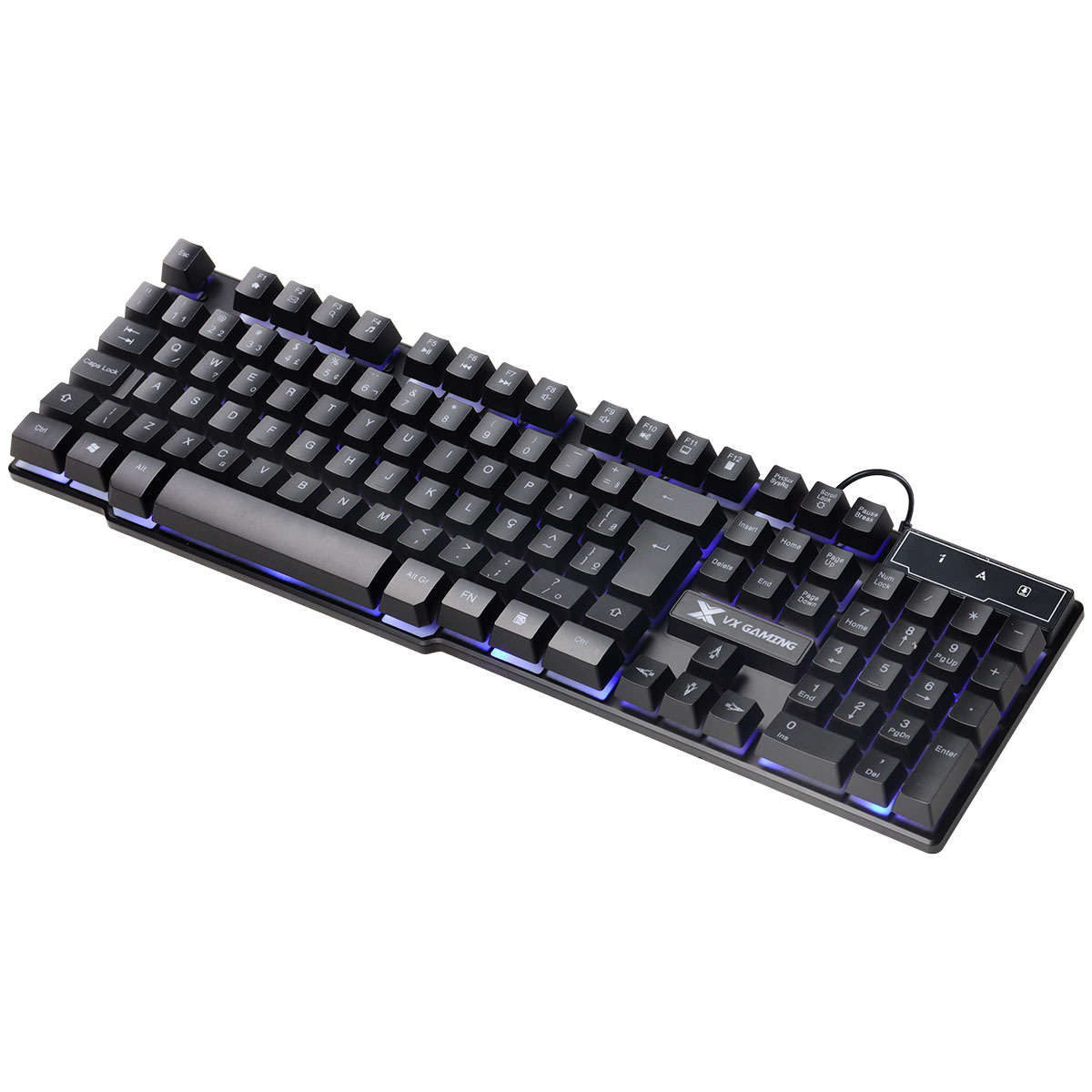 TECLADO GAMER HYDRA 107 TECLAS + 12 MULTIMÍDIA COM LED AZUL SENsac@rdwbrasil.com.brAO TECLA MECANICA - GT700 - Imagem 4