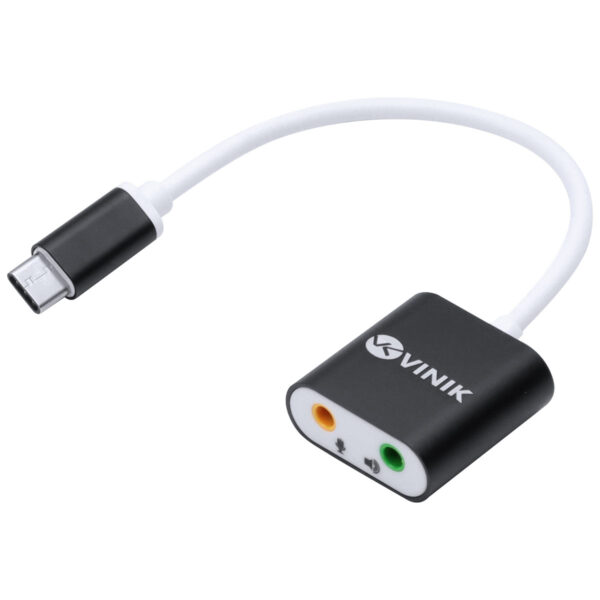 ADAPTADOR FONE DE OUVIDO P2 3.5MM DUAS VIAS PARA USB TIPO C FONE + MICROFONE- ADFMUSBTC
