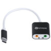 ADAPTADOR FONE DE OUVIDO P2 3.5MM DUAS VIAS PARA USB TIPO C FONE + MICROFONE- ADFMUSBTC - Imagem 2