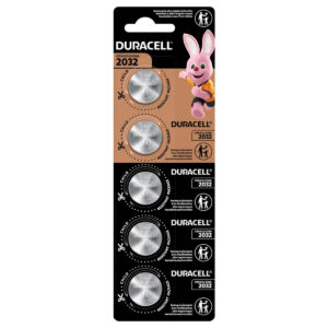 PILHA MOEDA LITHIUM 3V CR2032 (COM 5 PILHAS) DURACELL