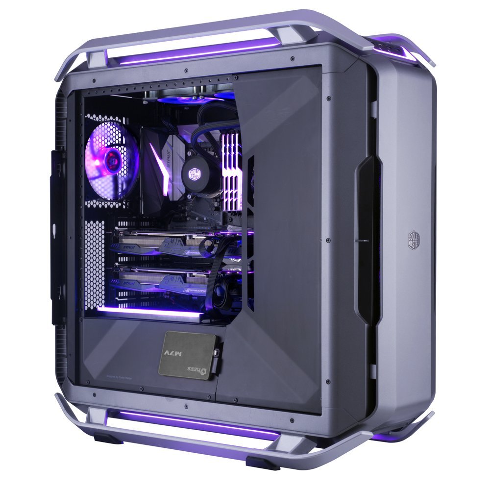 GABINETE COOLER MASTER COSMOS C700P - E-ATX FULL-TOWER RGB - LATERAL VIDRO TEMPERADO DUPLO CURVADO - MCC-C700P-KG5N-S00 - Imagem 4