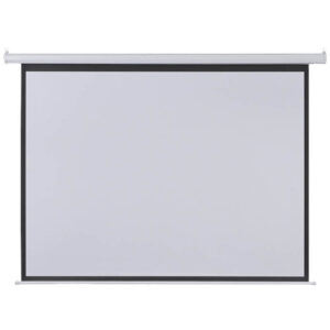 TELA DE PROJEÇÃO RETRÁTIL ELÉTRICA 2,03 X1,52M 100'' COM CONTROLE REMOTO AC350 110V