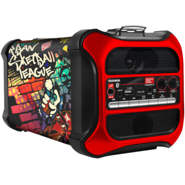 CAIXA DE SOM ATIVA PORTATIL 120W TRANSPORT-5 BLUETOOTH/SD/USB