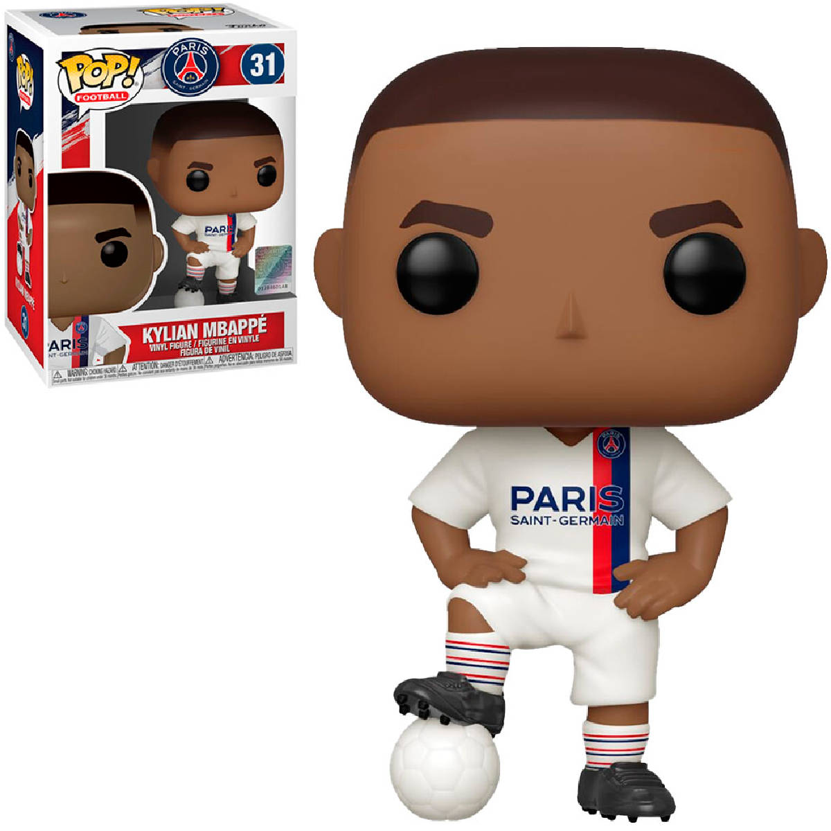 POP! FOOTBALL: PARIS SAINT-GERMAIN - KYLIAN MBAPPÉ #31 - Imagem 2