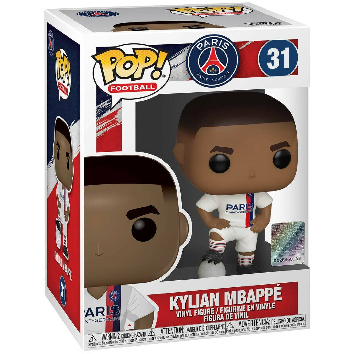 POP! FOOTBALL: PARIS SAINT-GERMAIN - KYLIAN MBAPPÉ #31 - Imagem 3