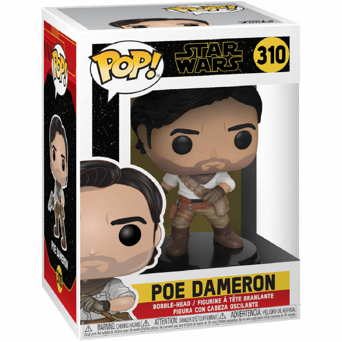POP! STAR WARS: RISE OF SKYWALKER - POE DAMERON #310 - Imagem 3