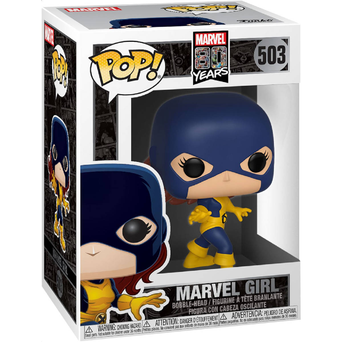 POP! MARVEL ESPECIAL 80 ANOS - MARVEL GIRL - FIRST APPEARANCE #503 - Imagem 3