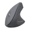 MOUSE SEM FIO RECARREGAVEL 2.4 GHZ VERTICAL ERGONOMICO ORTOPEDICO POWER FIT 1600 DPI CINZA USB - PM300 - Imagem 2