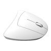 MOUSE SEM FIO RECARREGÁVEL 2.4 GHZ VERTICAL ERGONOMICO ORTOPEDICO POWER FIT 1600 DPI BRANCO USB - PM300 - Imagem 4