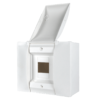 QUADRO DE DISTRIBUICAO PROTECTBOX 4 DIN SOBREPOR BRANCO 134104 - Imagem 2