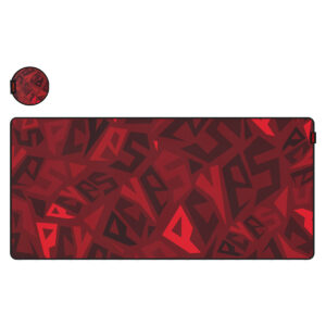 MOUSE PAD GAMER PCYES SIGNATURE EXTENDED RED MAGMA LIMITED - 900 X 420 - PMS90X42RM