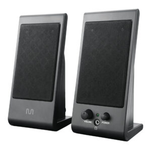CAIXAS DE SOM 2.0 3W RMS ALIMENTAÇÃO USB CONEXÃO P2 CONTROLE VOLUME - SP009