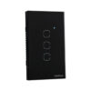 INTERRUPTOR SMART ZIGBEE TOUCH 3 PRETO EZS 1003 4850049 - Imagem 2
