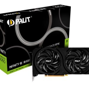 PLACA DE VIDEO PALIT GEFORCE RTX 4060 INFINITY 2 GAMING  8GB GDDR6 NE64060019P1-1070L
