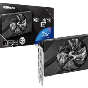 GPU ASROCK INTEL ARC A380 CHALLENGER ITX 6GB OC GDDR6 96 BITS - 90-GA3KZZ-00UANF