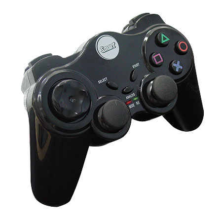 CONTROLE WIRELESS PARA PS2 ST-627 - SISTEMA DE DESLIGAMENTO AUTOMÁTICO - SISTEMA DE VIBRAÇÃO DUPLO - Imagem 2