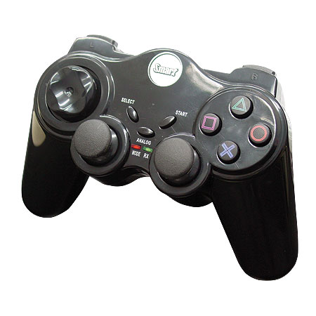CONTROLE WIRELESS PARA PS2 ST-627 - SISTEMA DE DESLIGAMENTO AUTOMÁTICO - SISTEMA DE VIBRAÇÃO DUPLO - Imagem 3