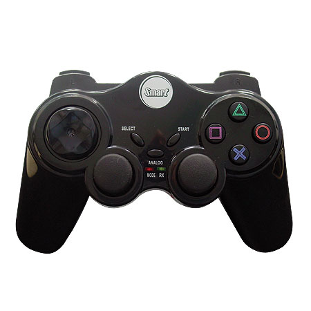 CONTROLE WIRELESS PARA PS2 ST-627 - SISTEMA DE DESLIGAMENTO AUTOMÁTICO - SISTEMA DE VIBRAÇÃO DUPLO - Imagem 4