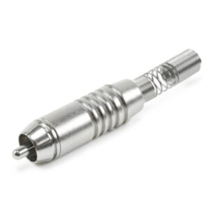 PLUG RCA AUDIO/VIDEO NINJA COM MOLA