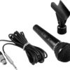 MICROFONE METÁLICO PRETO SM58 P4 - RESPOSTA DE FREQÜÊNCIAS 50HZ A 15 KHZ - IMPEDÂNCIA BAIXA 250 OHM - Imagem 2