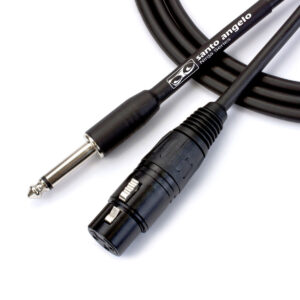 CABO DE MICROFONE NINJA HG 0,20 MM CONECTOR P10/XLR FEMEA 25FT 7,62 METROS PRETO