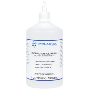ÁLCOOL ISOPROPÍLICO 500ML COM BICO APLICADOR