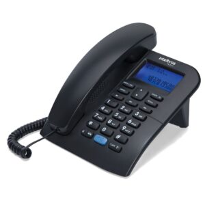 TELEFONE COM FIO E IDENTIFICADOR DE CHAMADAS TC 60 ID PRETO 4000074