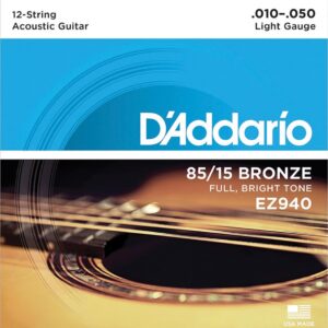 ENCORDOAMENTO DE AÇO PARA VIOLÃO EZ940 010-.050