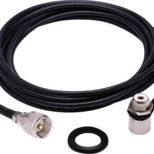 KIT CABO RG-58 5,5 METROS  CONECTOR UHF M-802K