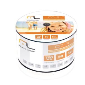 CD-R 52X DE VELOCIDADE COM 50 E CAPACIDADE DE 700MB SHRINK CD051