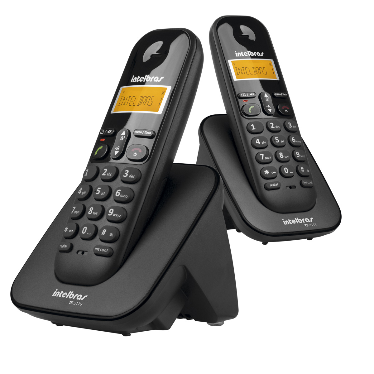 TELEFONE S/ FIO C/ IDENTIFICADOR DE CHAMADAS + RAMAL TS 3112 PRETO 4123102 - Imagem 2