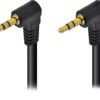 CABO DE ÁUDIO P2 X P2 - 2 CONECTORES DE 90 GRAUS 1,5 MTS (PACOTE C/ 10) - 35SA90-15 - Imagem 2